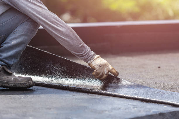 Professional Exterior Waterproofing technician working in Lindsey, OH